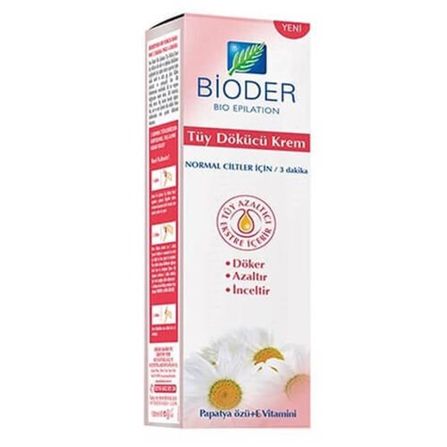 Bioder Normal Ciltler İçin Tüy Dökücü Krem 100 ml