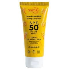Soltis %100 Mineral Çocuk Güneş Kremi SPF50 100 ml