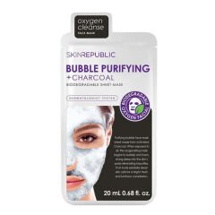 Skin Republic Bubble Purifying + Charcoal Face Mask Sheet 25 ml
