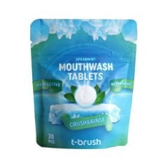 T-Brush Nane Aromalı Ağız Çalkalama Tableti - 30 Tablet