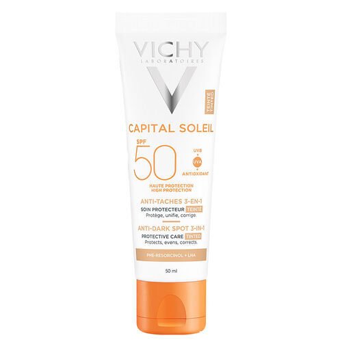 Vichy Capital Soleil Spf 50+ Anti Dark Spots Leke Karşıtı Renkli Güneş Kremi 50 ml