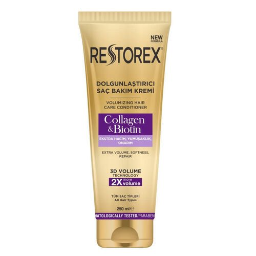 Restorex Collagen Biotin Dolgunlaştırıcı Saç Bakım Kremi 250 ml