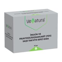 VeNatura İnulin ve Fruktooligosakkarit (FOS) Saşe Takviye Edici Gıda 30 Saşe