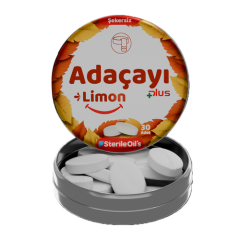 Sterile Oils Adaçayı ve Limon Şekersiz Pastil 30 Adet