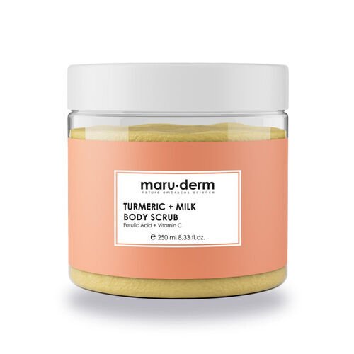 Maruderm Zerdeçal+ Süt Vücut Peelingi 250 ml Maruderm Zerdeçal + Süt Vücut Peelingi | C Vitamini + Ferulik Asit 250 Ml