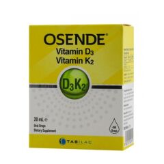 Osende Vitamin D3 K2 Takviye Edici Gıda 20 ml