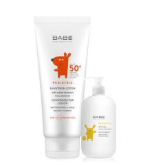 Babe Pediatrik Güneş Koruyucu Spf 50 Losyon 100 ml - Banyo Jeli HEDİYE