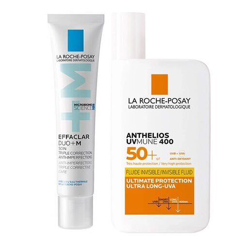 La Roche Posay Düzensiz Ciltler için Bakım ve Yüksek  Güneş Koruma Seti