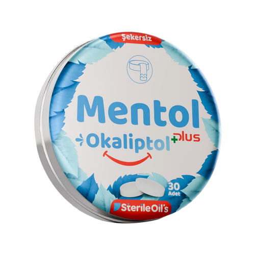 Sterile Oils Mint Okaliptus Şekersiz Pastil 30 Adet
