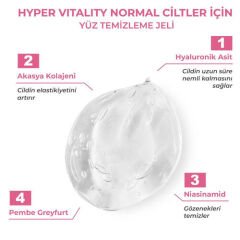 Sinoz Hyper Vitality Normal Ciltler Yüz Temizleme Jeli 400 ml