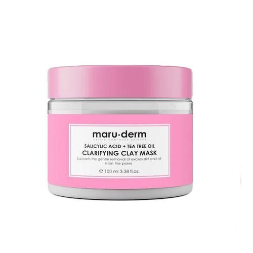 Maruderm Salisilik Asit ve Çay Ağacı Yağı Kil Maskesi 100 ml Maruderm Salicylic Acid + Tea Tree Oil Clarifying Clay Mask 100 Ml