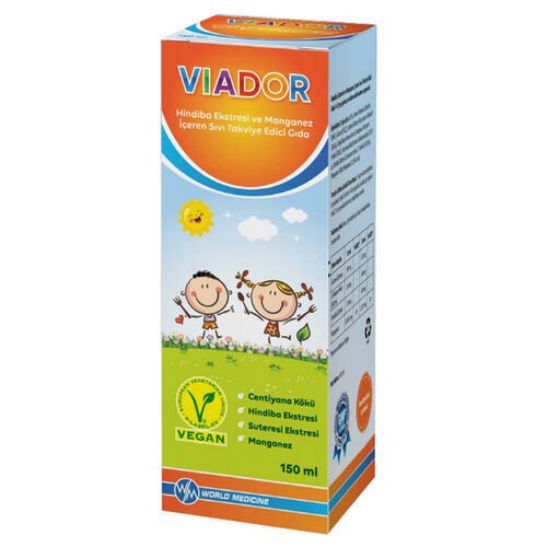 Viador Hindiba Ekstresi ve Manganez İçeren Şurup 150 ml
