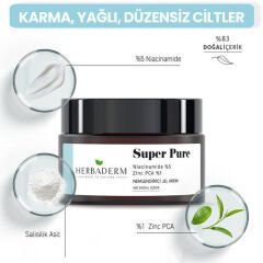 Herbaderm Super Pure Nemlendirici Jel Krem 50 ml