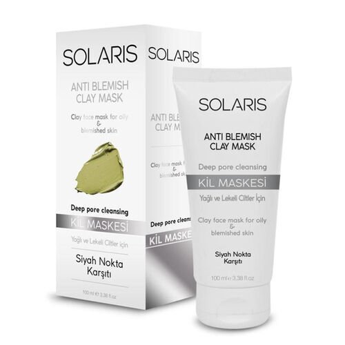 Solaris Kil Maskesi Yağlı Ve Lekeli Ciltler İçin 100 ml