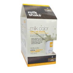 Milk Shake Milk Color Kalıcı Saç Boyası 4 - Orta Kestane  - KÖPÜK HEDİYE