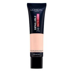 Loreal Paris Infaillible 24H Matte Cover Yüksek Kapatıcı Fondöten 25 Rose Ivory 30 ml