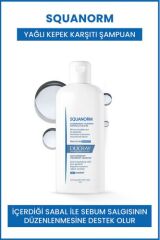 Ducray Squanorm Yağlı Saçlar İçin Kepek Karşıtı Şampuan 200 ml