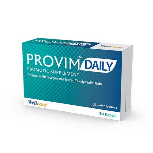 Wellcare Provim Daily Probiyotik Takviye Edici Gıda 30 Kapsül