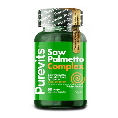 Purevits Saw Palmetto Complex 60 Vegan Kapsül