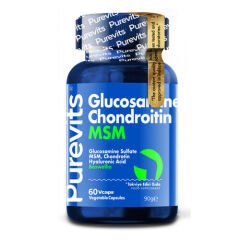 Purevits Glucosamine Chondroitin MSM Takviye Edici Gıda 60 Tablet