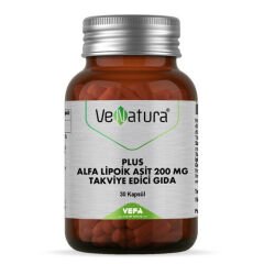 Venatura Plus Alfa Lipoik Asit 200 mg Takviye Edici Gıda 30 Kapsül
