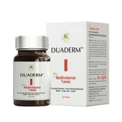 Duaderm Multivitamin Takviye Edici Gıda 120 Tablet