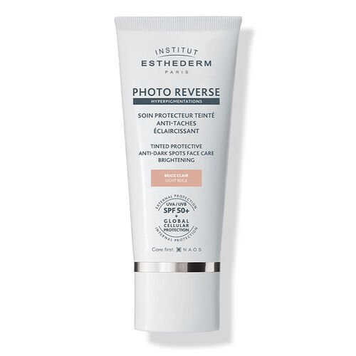 Institut Esthederm Photo Reverse SPF50+ Renkli Güneş Kremi 50 ml - Light Beige