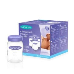 Lansinoh Anne Sütü Saklama Şişeleri 4 x 160ml