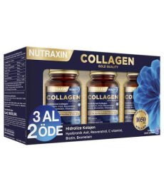 Nutraxin Collagen Beauty  Hidrolize Kolajen 3 x 30 Kapsül - 3 AL 2 ÖDE