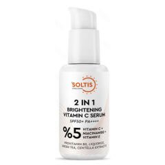 Soltis C Vitamini Aydınlatıcı ve Ton Eşitleyici Bakım Serumu SPF 50 30 ml