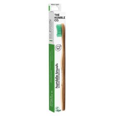 Humble Brush Doğal Yetişkin Yumuşak Bambu Diş Fırçası - Yeşil
