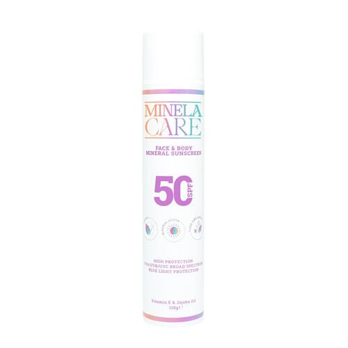 Minela Care Organik Mineral Filtreli Spf50+ Yüz ve Vücut Güneş Kremi 110 gr