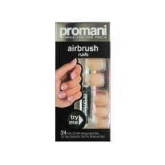 Promani İnce French Takma Tırnak Kiti İnci Pembe