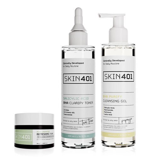 Skin401 Gözenek Karşıtı Cilt Bakım Seti