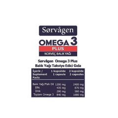 Sorvagen Omega 3 Plus Norveç Balık Yağı 60 Kapsül