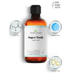 Herbaderm Pore Tight Siyah Nokta Karşıtı Super Tonik 250 ml