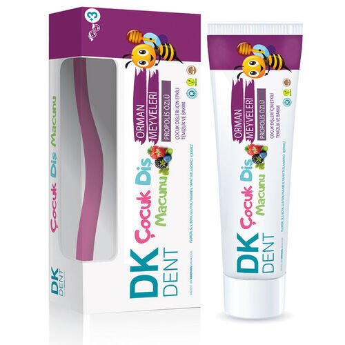 Dermokil DK Dent Orman Meyveli Çocuk Diş Macunu 50 ml + Diş Fırçası