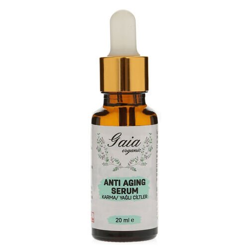 Gaia Organic Anti Aging Serum 20 ml -Karma ve Yağlı