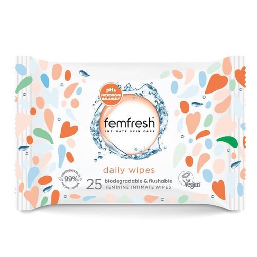 Femfresh Dış Genital Bölge İslak Mendili 25 adet