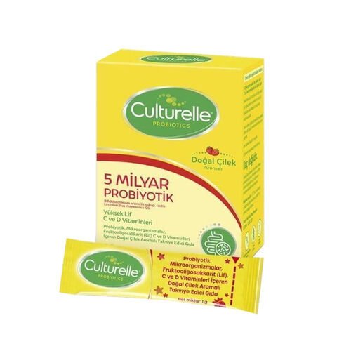 Culturelle Kids Doğal Çilek Aromalı Probiyotik 30 Saşe