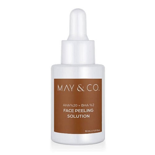 May Co AHA %20+ BHA %2 Yüz Peeling Solüsyonu 30 ml
