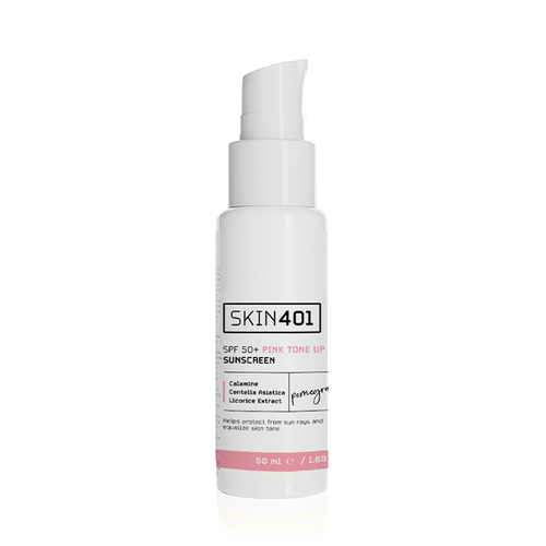 Skin401 Spf 50 Pink Tone Up Pembe Ton Eşitleyici Güneş Kremi 50 ml