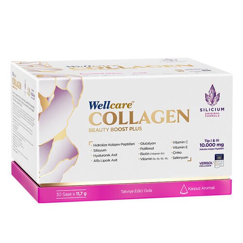 Wellcare Collagen Beauty Boost Plus 10.000 mg 30 Saşe Karpuz Aromalı