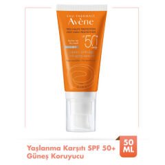 Avene Solaire SPF 50 Yaşlanma Karşıtı Güneş Kremi 50 ml