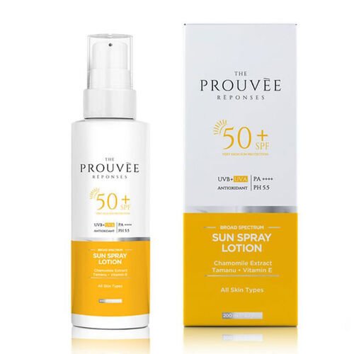 The Prouvee Reponses Spf 50 Güneş Koruyucu Losyon Sprey 200 ml