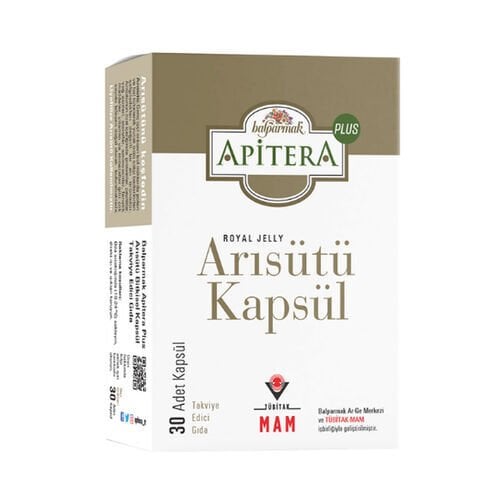 Balparmak Apitera Arısütü Kapsül Takviye Edici Gıda 30 Kapsül