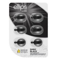 Ellips Siyah Saçlara Özel Işıltı Veren Saç Vitamini 6 Kapsül