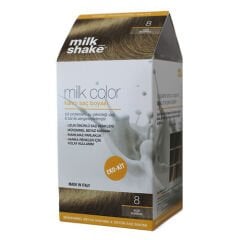 Milk Shake Milk Color Kalıcı Saç Boyası 8 - Açık Kumral - EKO KİT