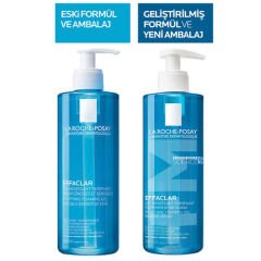 La Roche Posay Effaclar Jel Yağlı Ve Akneye Eğilimli Ciltler için Yüz Temizleme Jeli 400 ml