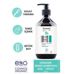 Sirenol Organik Bebek Saç Vücut Şampuanı 400 ml